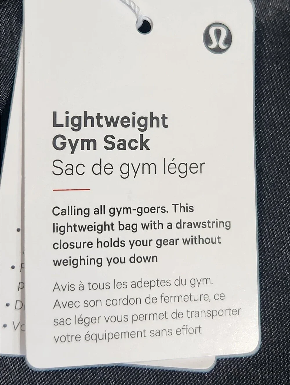 lululemon athletica compact drawstring